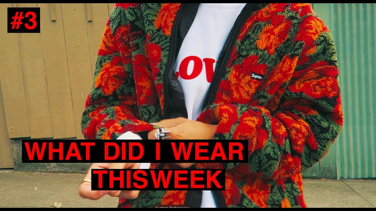 WHAT DID I WEAR THIS WEEK #3 (Supreme, Number (N)ine, Gosha, Rick Owens, Dries Van Noten)