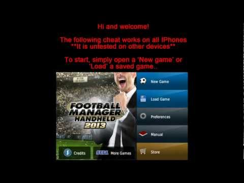 Football Manager Handheld 2013 IPhone Unlimited Money Cheat.