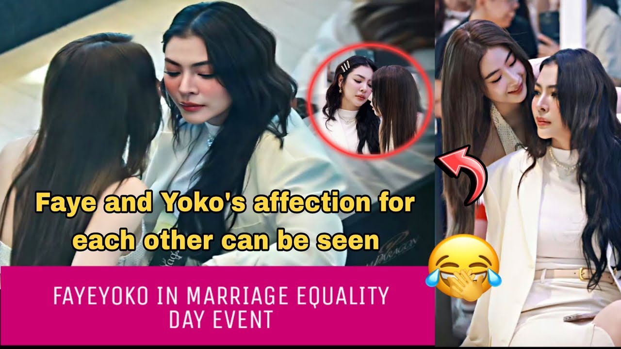 FayeYoko affection for each other can be seen #fayeyoko #girlslove