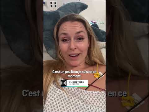 😕 Lindsey Vonn donne de ses nouvelles #olympics #jeuxolympiques #milanocortina2026
