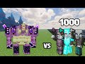 Ender Guardian vs 1000 Vindicator | Minecraft Battle