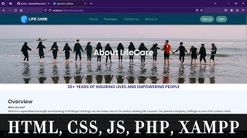 PHP Project  | Health Insurance Management Web Application | CRUD