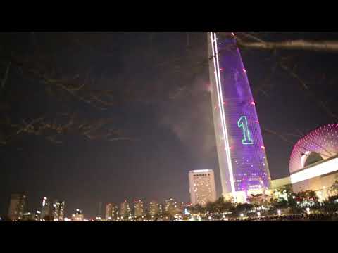 [4K]롯데월드타워 불꽃쇼 lotte world tower