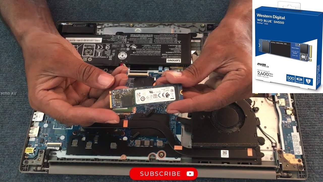 Lenovo IdeaPad 3 15IIL05 NVMe M.2 SSD Upgrade | Disassembly - YouTube