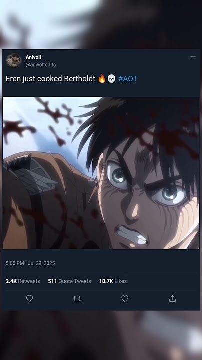 Eren just cooked berthdolt ☠️ #shorts #shortsfeed #aot