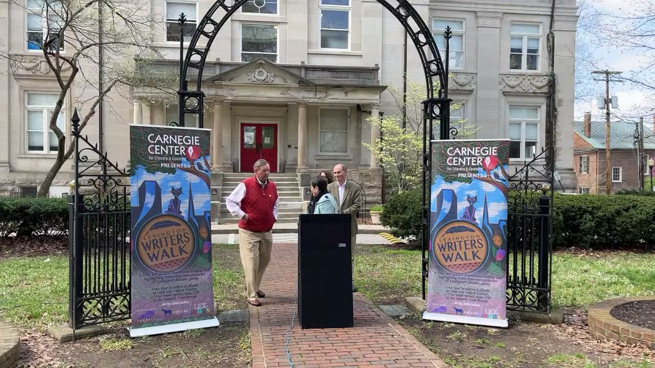 Writers Walk Press Conference