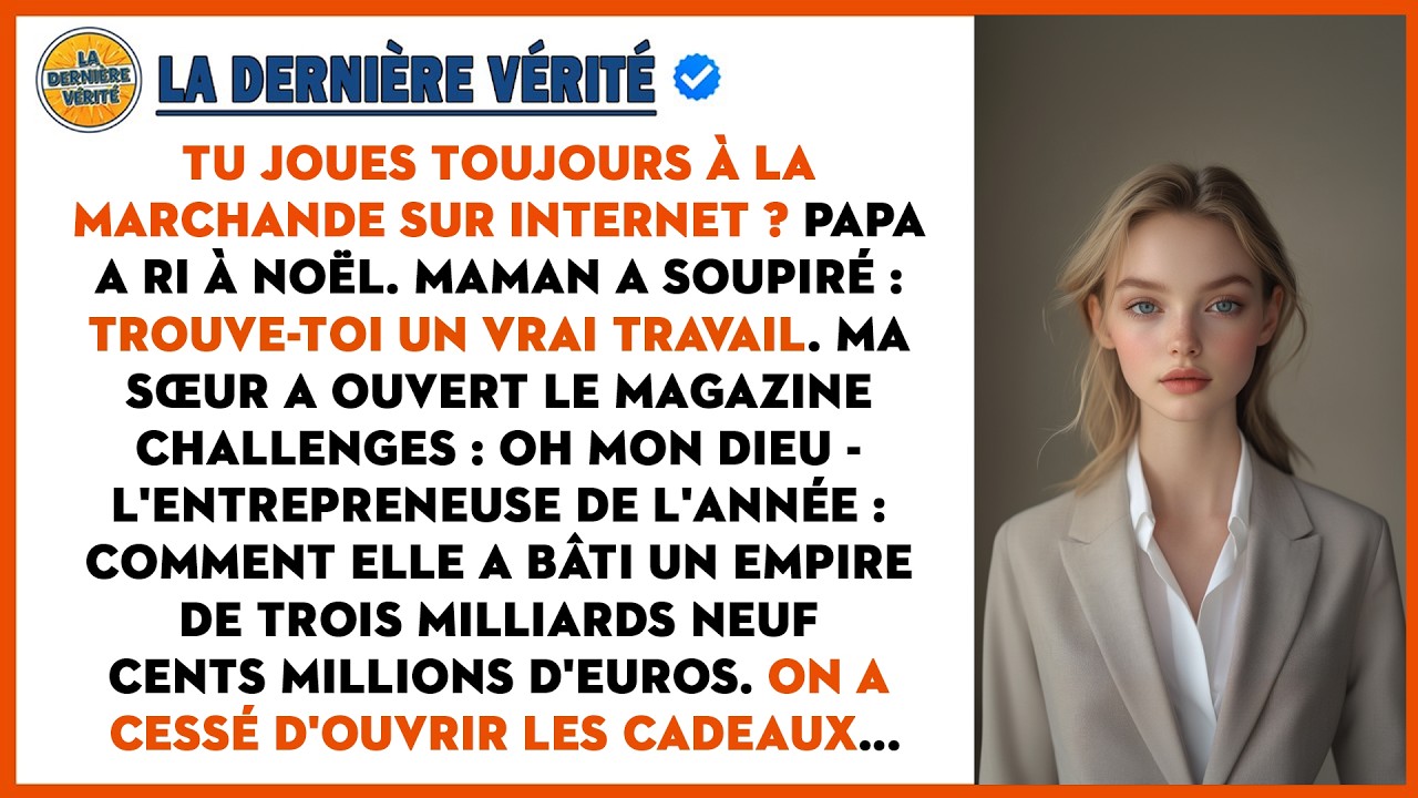 Mes Parents Se Moquaient De Ma « Petite Boutique En Ligne », Le Magazine Challenges En A Décidé...
