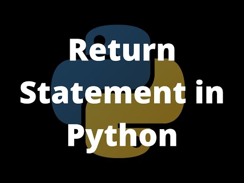 Return statement in python | Part 6 | python programming tutorial for beginners
