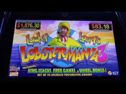 live-play!-lucky-larry's-lobstermania-3-slot-machine-at-dover-downs-casino