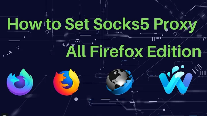 How To Setup Socks 5 Proxy On Mozilla Firefox All Edition