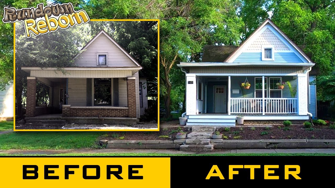 DIY HOME RENOVATION BEFORE AND AFTER - $8,000 House - 1 Year In 24