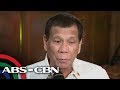 President Duterte talks to reporters in Malacañang | ABS-CBN News