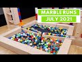 Marble ASMR | Marble Run RACE ASMR Compilation July 2021