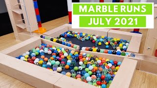 Marble ASMR | Marble Run RACE ASMR Compilation July 2021