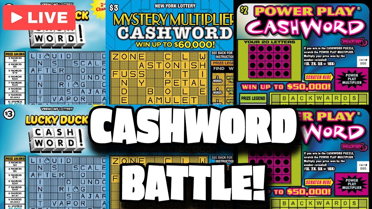 East Coast Scratcher Royale! Cashword Edition YouTube