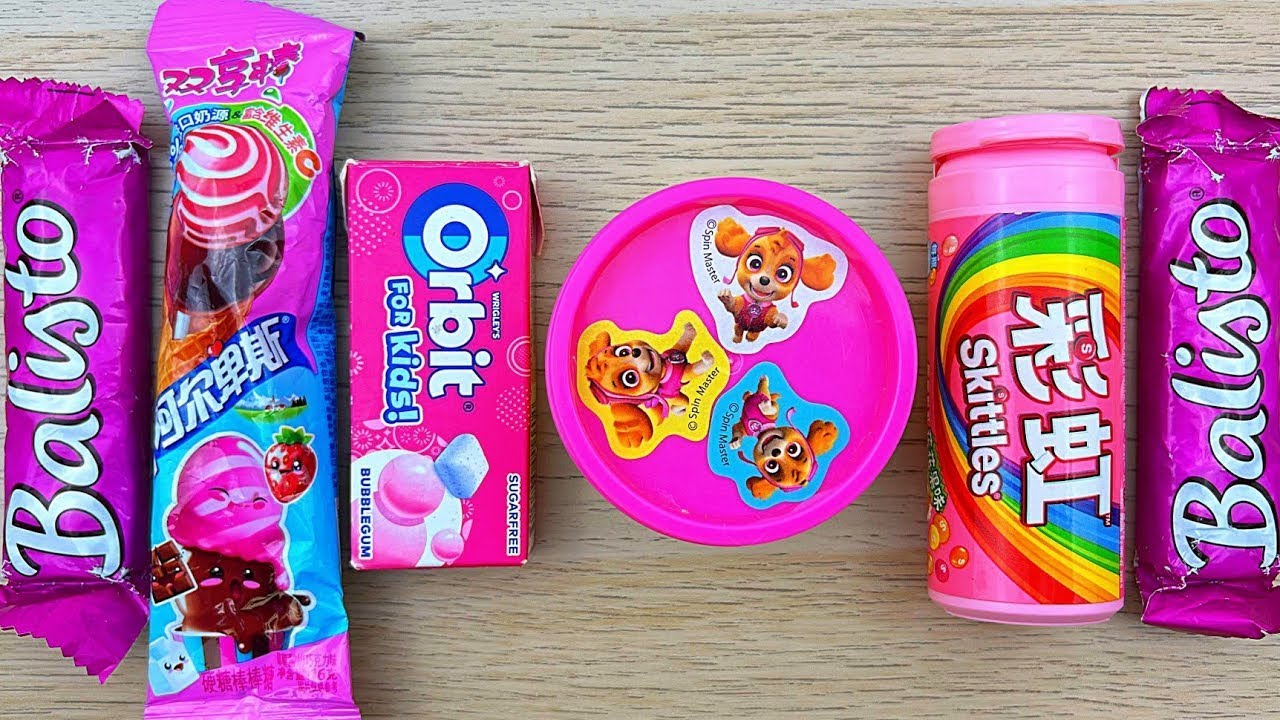 Rainbow Candy & Snickers | Visual Crunch Party 🌈🍫 