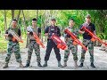 LTT Game Nerf War : Mission Impossible Winter Warriors SEAL X Nerf Guns Fight Bandit Weapons
