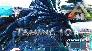 Ark Survival Evolved PCGS Gameplay- Taming A Trike