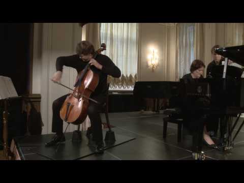 Fedor Amosov (cello) English Hall of St. Petersburg Music House 2014-08-20 Part 1