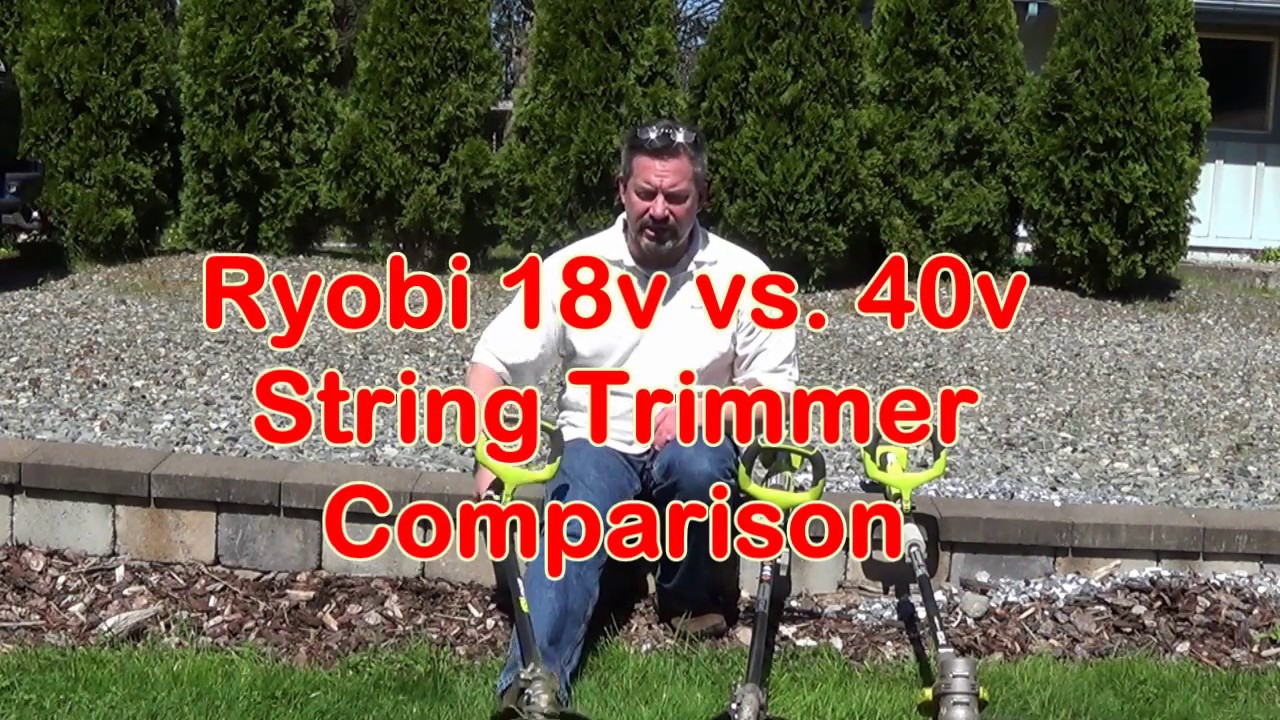 ryobi 18v brushless string trimmer