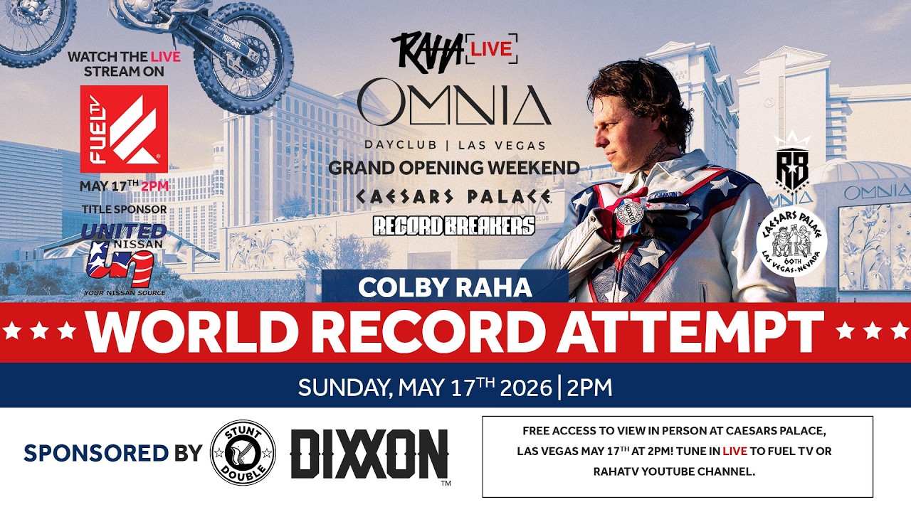 Colby Raha World Record Attempt at Caesars Palace | May 17, 2026 - YouTube