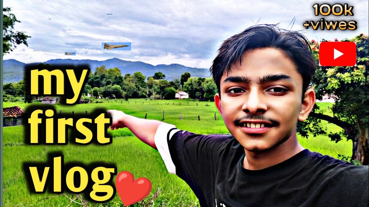 MY FIRST VLOG MY FIRST VIDEO ON YOUTUBE and second vlog Khanal
