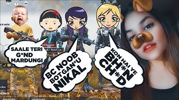 Random Conqueror Girl Call Me Noob and  Challenge For TDM Room 1vs3 | PUBGMOBILE | PUBG QDX