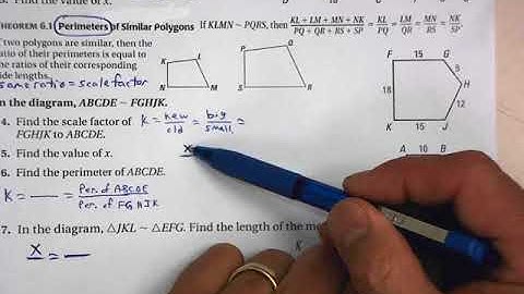 6.1 (2 of 2) Use Similar Polygons