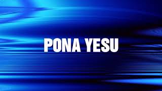 PONA YESU  Moïse Mbiye feat Sandra Mbuyi (Lyrics)