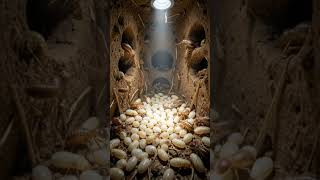 Tiny Camera Rides a Termite Into Its Hidden Underground Colony | Ultra Realistic Macro POV