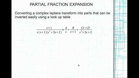 Partial Fraction Expansion - Part 1