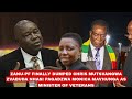 Zanupf finally dumped chris mutsvangwa zvabuda nhasi pagadzwa monica mavhunga minister of veteran