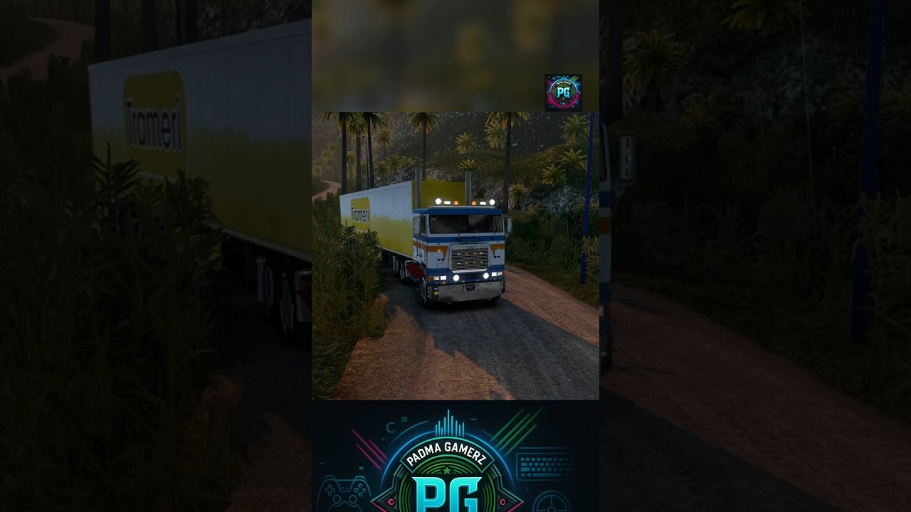 Scariest Mountain Road in Euro Truck Simulator - One Wrong Move GAME OVER | Padma Gamer