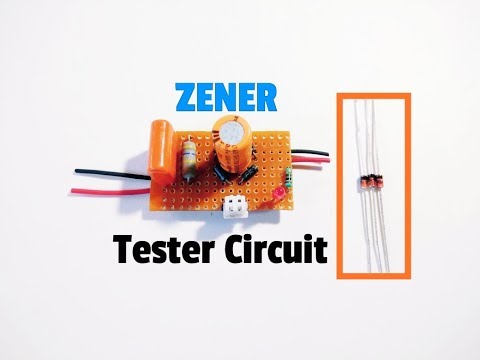 Zener Diode Tester..How To Test The Voltage Of A Zener Diode..Circuit For Checking Zener Voltage..