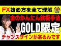 【FX初心者講座】金だけの超かんたん鉄板手法GOLDで稼げるチャンスサイン!【投資家プロジェクト億り人さとし】