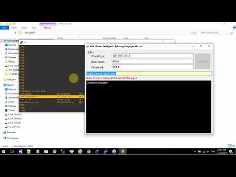 SSH by c#