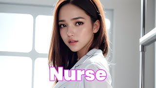 Nurse Scrubs Lookbook (Music Created By Ai Fashion X)