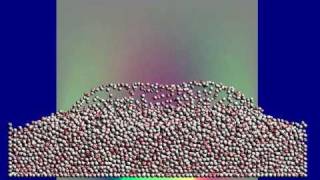 Bubbling Macroparticles Immersed in a Fluid