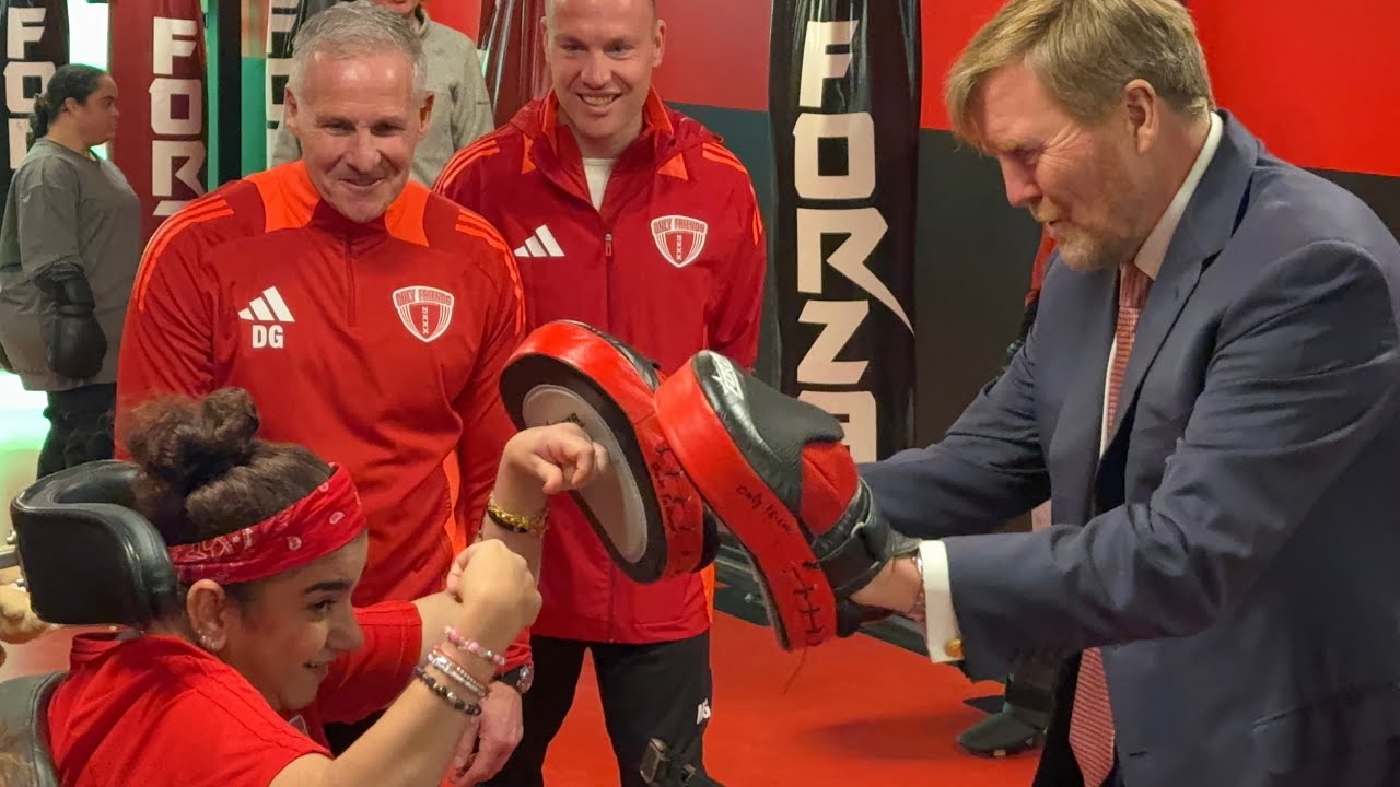 Only….Friends! Willem-Alexander sport mee in Amsterdam