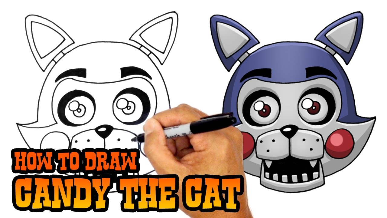 How to Draw Candy the Cat  Five Nights at Candy's 