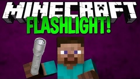 Minecraft: Mod Showcase | FLASHLIGHT!