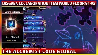 Disgaea Collaboration Tower - Item World Floor 91-95 No Death Playthrough (The Alchemist Code)
