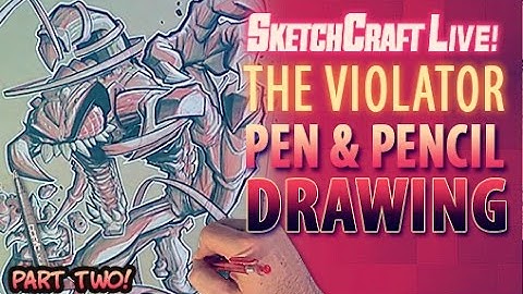 Realtime Art - Drawing Spawn: The Violator Part 02