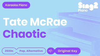 chaotic Karaoke | Tate McRae (Piano Karaoke) Resimi