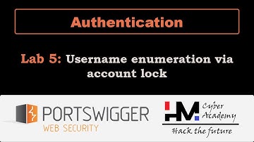 Authentication 5 | Username enumeration via account lock