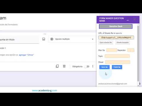 Cómo crear un Formulario de Google con preguntas aleatorias desde una Hoja de Cálculo