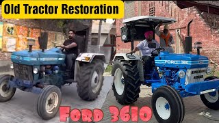 Fully Restoration Old Ford 3610 Tractor | Restore And Repair | Tractor Modifications | Delivery done