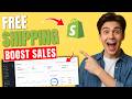 How to Add Free Shipping Threshold in Shopify (Increase AOV 2026)