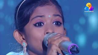 വാവാവോ വാവേ singing by വൈഷ്ണവി കെ പി  Flowers Top singer 2019 2020