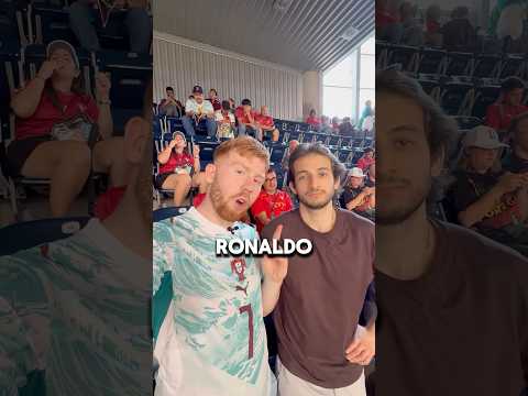 I Brought A Messi Fan To Watch Ronaldo… 🐐